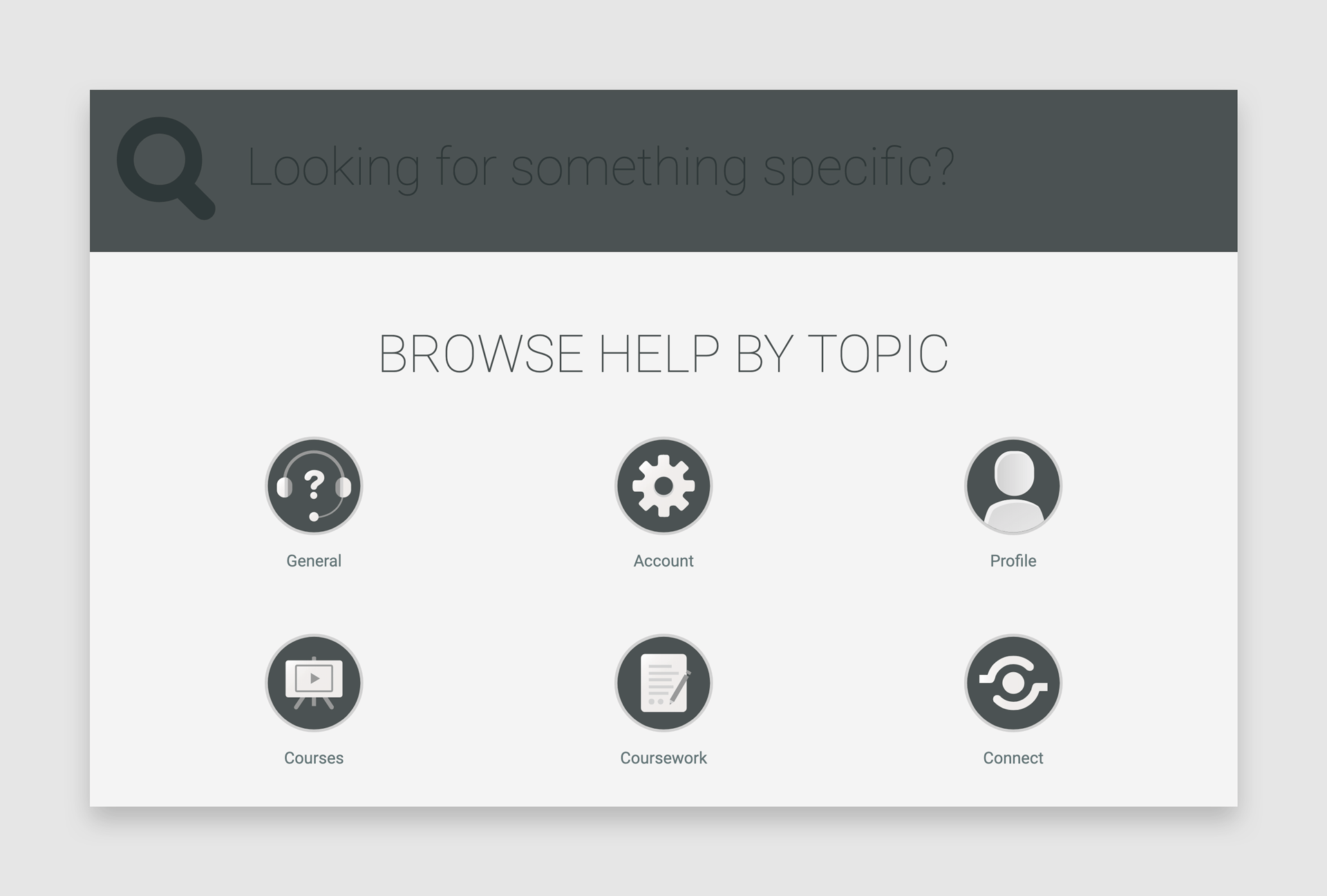 Kannu Help search and browse
