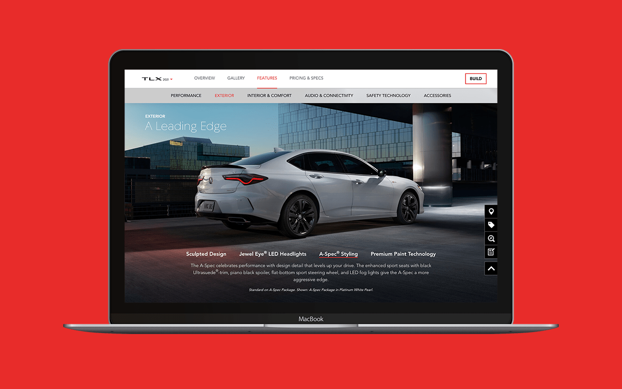 Acura Vehicle Features